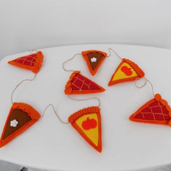 Ashland Other - Pie Garland Dessert Slice Ashland Fall Holiday Decor Thanksgiving Pumpkin New